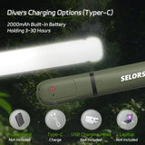 SELORSS Rechargeable Portable Camping Strong Light