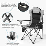 Camping Chairs for Adults, Oversized Folding Camp Chair