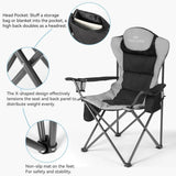 Camping Chairs for Adults, Oversized Folding Camp Chair