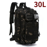 30L/50L 1000D Nylon Waterproof Backpack Fishing Hiking