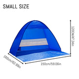Pop-up beach tent, Camping
