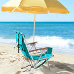 Folding Beach Chair Set of 2 for Adults