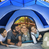 2-in-1 4 Person Instant Pop-up Waterproof Camping Tent