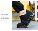 Mens Mesh Steel Toe Work Shoes