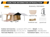 10-12 People Large Inflatable Tent