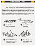 10-12 People Large Inflatable Tent