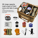 30L Camping Cooking Utensil Organizer