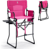 Portable 30.7 Seat Height Tall Folding Camping Chair