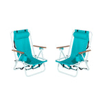 Folding Beach Chair Set of 2 for Adults