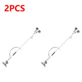 1/2/3Pcs Fishing Bite Alarm Stainless Steel