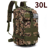 30L/50L 1000D Nylon Waterproof Backpack Fishing Hiking