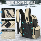 Cooler Fishing Backpack with Rod Holders