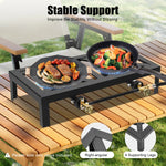 Portable Double Burner Outdoor Gas Stove
