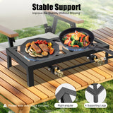 Portable Double Burner Outdoor Gas Stove