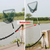 190CM Portable Fishing Net Telescopic