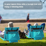 1PC Foldable Beach Lounger, Mat