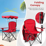 Camping Chair with Canopy Shade