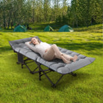 XL Folding Bed Cot with 3.3 inch 2 Sided Mattress