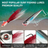 Surf rod and reel combination