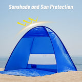 Pop-up beach tent, Camping