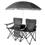 59*19.6*31in Portable Outdoor 2-Seat Folding Chair