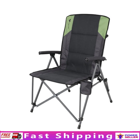 High Back Hard Arm Camping Chair