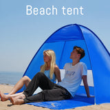 Pop-up beach tent, Camping