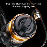 Spinning Wheel Metal Spool Reel