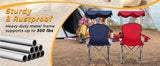 Camping Chair with Canopy Shade