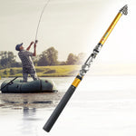 Carbon Telescopic Fishing Rod