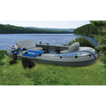 Excursion 4 Inflatable 4 Person Fishing Boat Raft Set