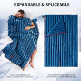Ultralight adult backpack down sleeping bag