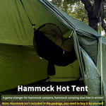 Hammock Hot Tent with Stove Jack