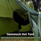 Hammock Hot Tent with Stove Jack