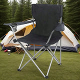 Quad Folding Camp Chair With Cup Holder