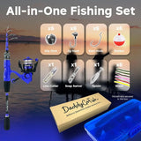 Spinning Fishing Rod and Reel Combo Set