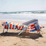 Backpack Beach Chair 2 Pack Aluminum (Tropical Sunset)