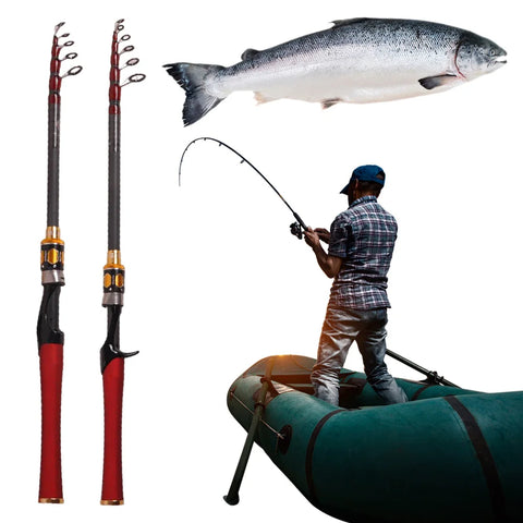 Telescopic Fishing Rod 1.8m/2.1m/2.4m