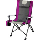 Ozark Trail High Back Camping Chair, Black, Adult