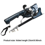 Portable Folding Fishing Rod Telescopic Spinning Rod