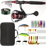 Fishing Rod&Reel Combo Telescopic Pole Kit