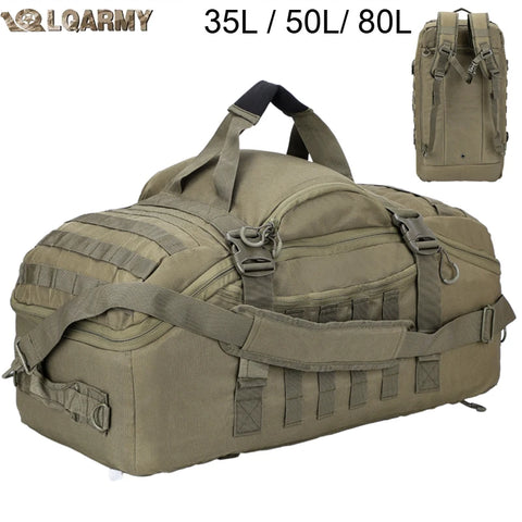 LQARMY 30L 50L 80L Outdoor Mountaineering Backpack