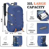 Hiking Backpack Large 35L Travel Backpacks for Men Women