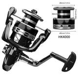 Metal Spinning Reel All Purpose Fishing Spinning Reel