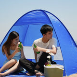 Pop-up beach tent, Camping