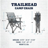 Charcoal Foldable Chair, Camping, Fishing