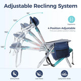 Backpack Beach Chair Set of 2 4-Position Classic