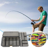 Portable Lure Tackle Box Removable Plastic Fishing Tray