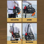 Fishing tackle, shoulder bag