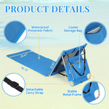1PC Foldable Beach Lounger, Mat